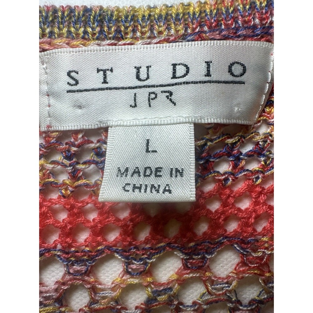 Studio Jpr Open Front Cardigan Multi-Color Open K… - image 6
